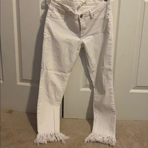 BlankNYC white detailed jeans